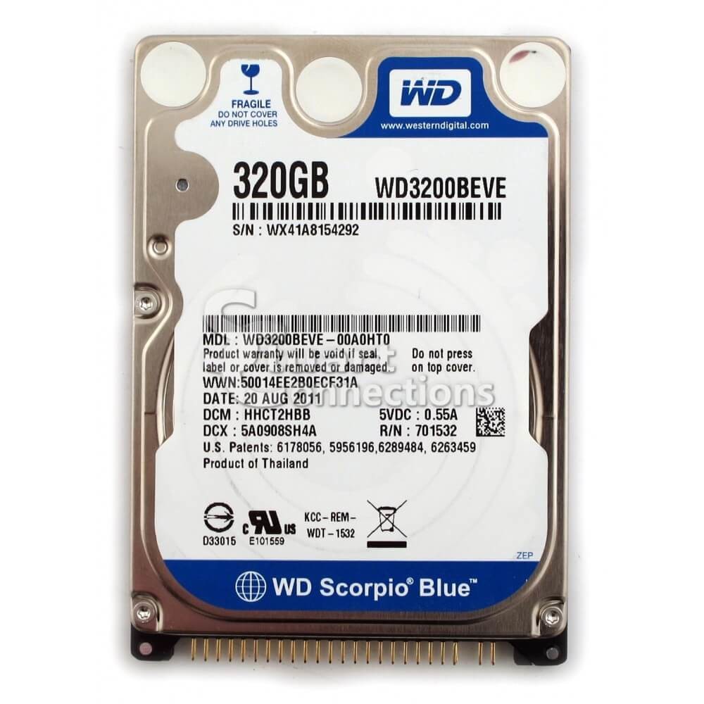 Storage Laptop HardDisk 320 GB Priscom Computers