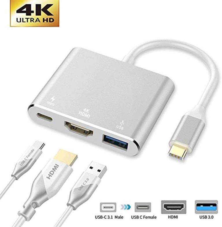 USB-C to HDMI Adapter + Charge