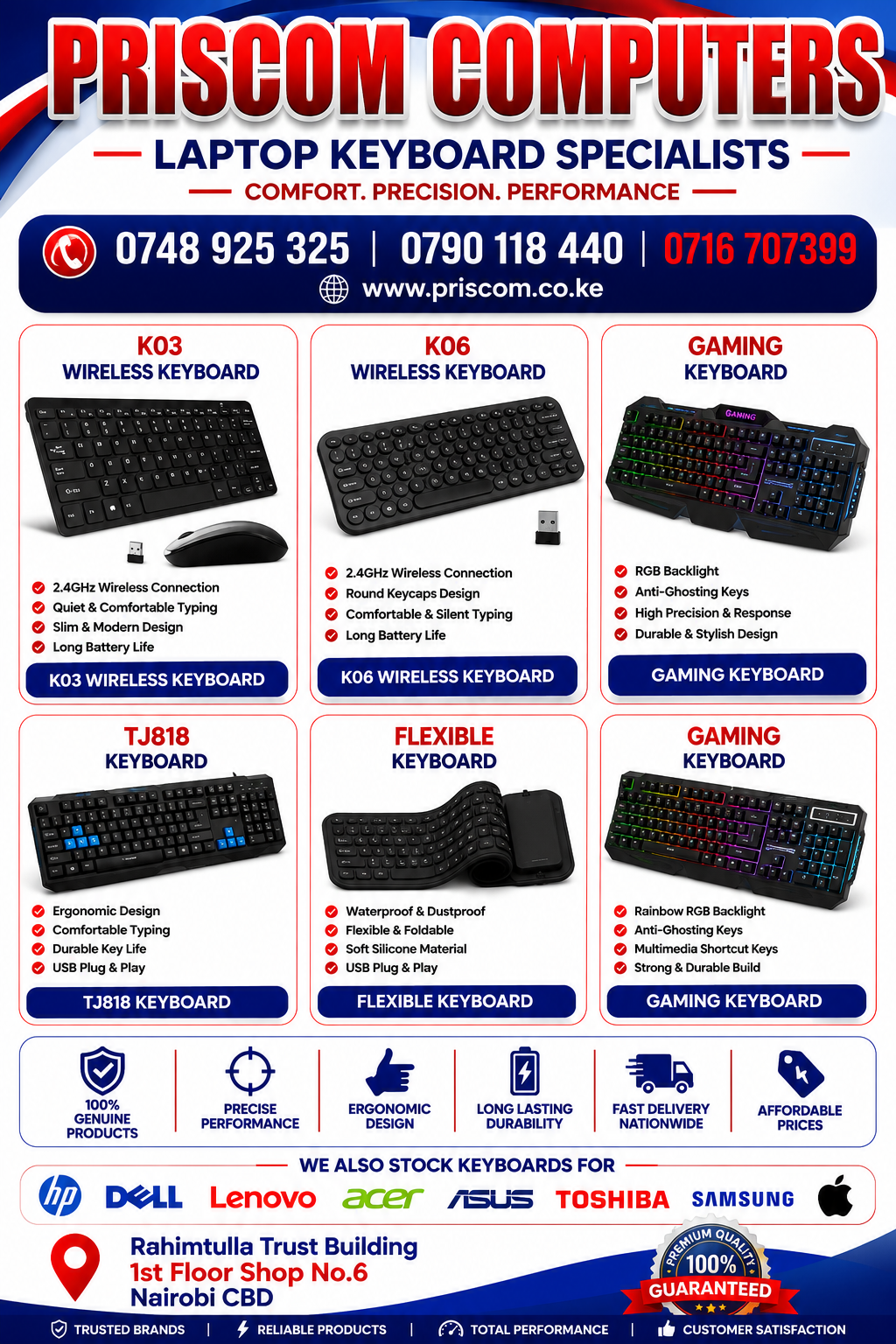 Wired && Wireless Keyboard